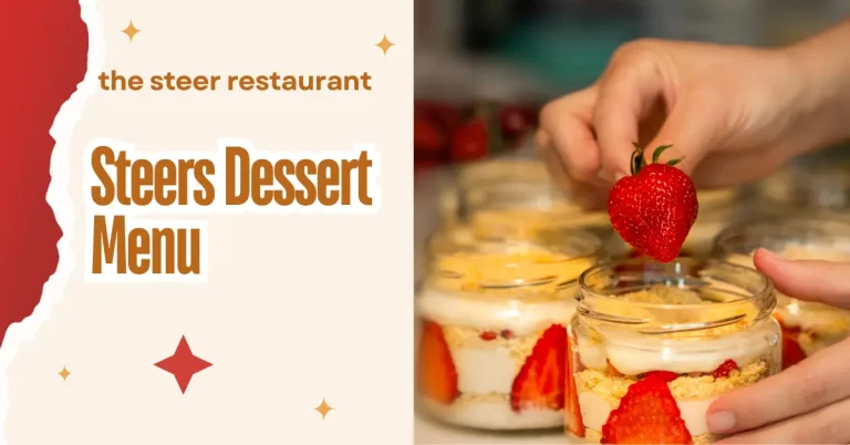 Steers Dessert Menu| Delectable for Every Hunger 1 Steers ice cream flavors